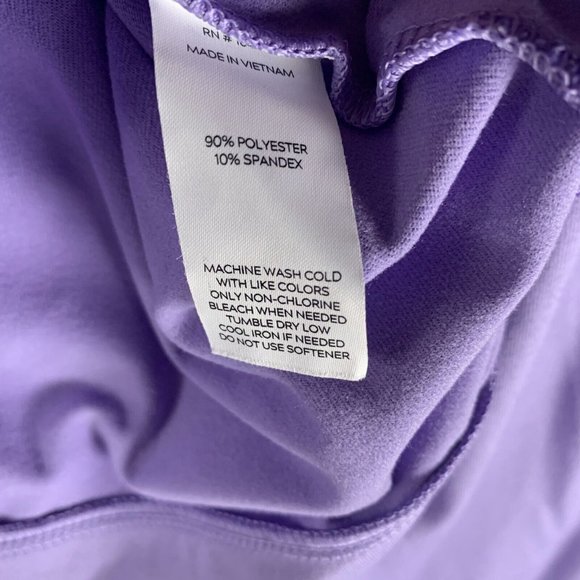 Alpine Design‎ Shirt Womens Small Lilac Polyester Mock Field Knit 1/4 Zip 7104 - Picture 4 of 8
